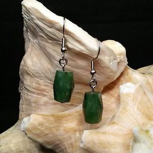 Genuine Canadian Green Jade Earrings